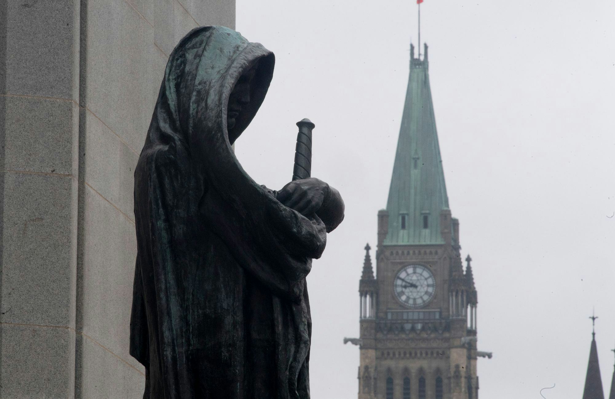 Justice statue at Supreme Court of Canada