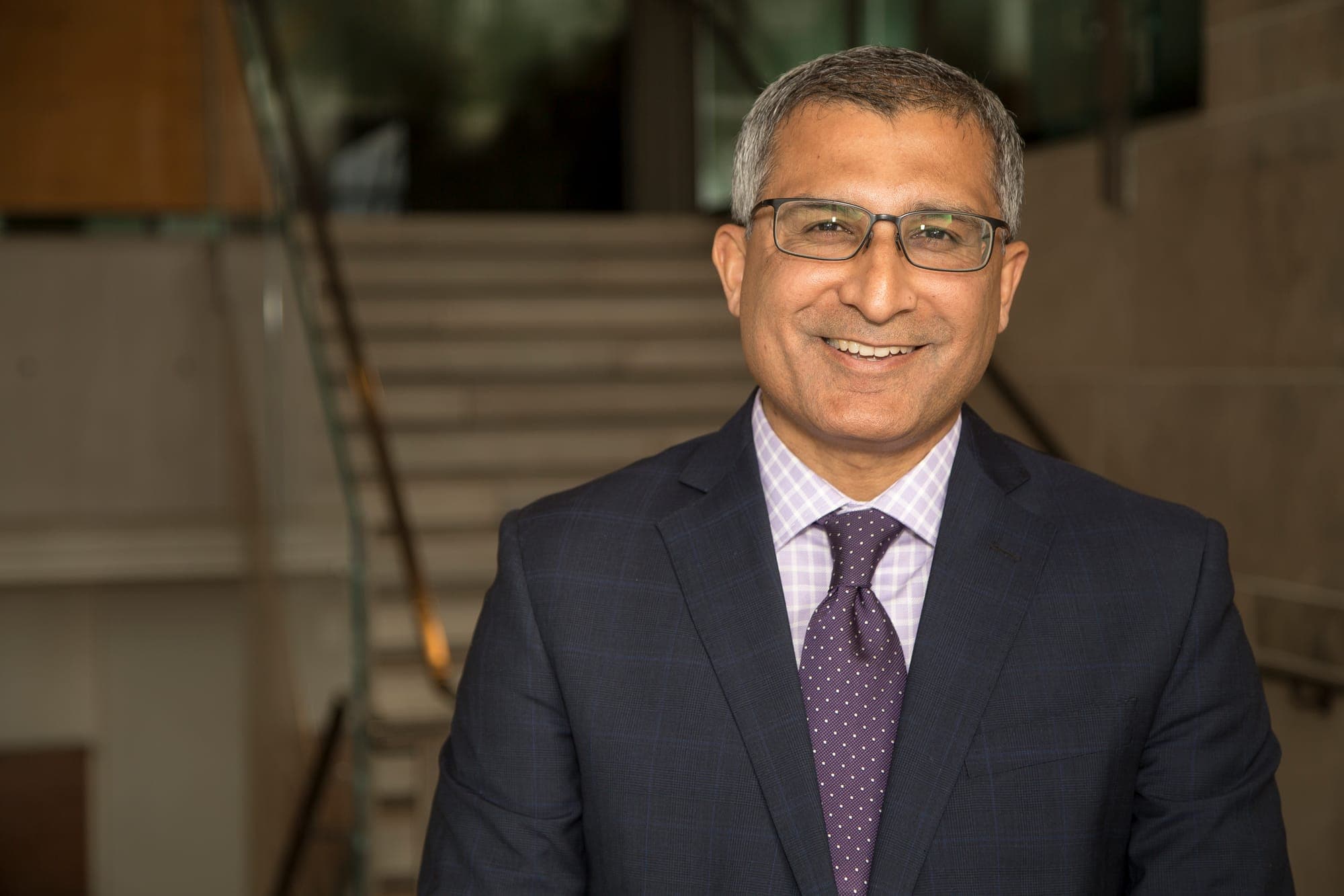 Pension expert Mahmood Nanji is seen posing in a handout photo from the Ivey Business School