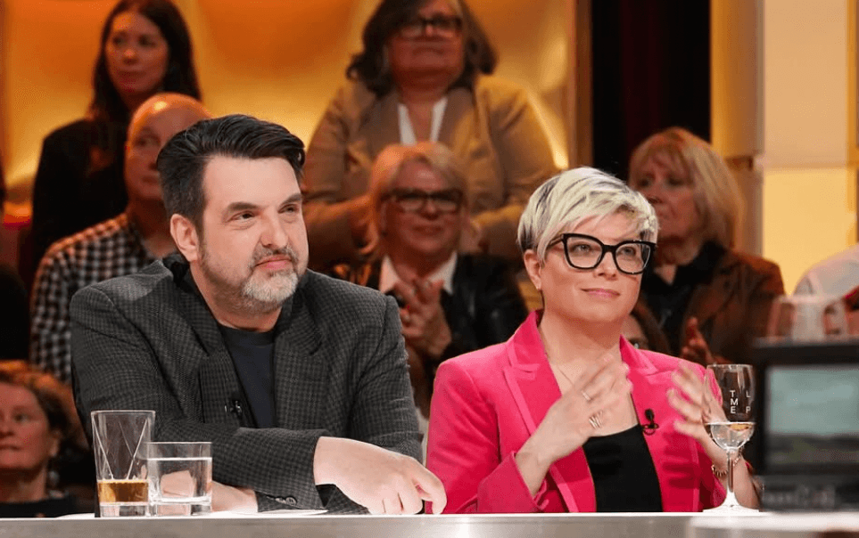 Claire Trottier speaks at an event on behalf of Patriotic Millionaires Canada